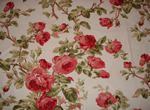 Laura Ashley Roses berry Red